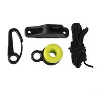 Lastdaytime Accesorio de pesca Downrigger Weight Retriever con abrazadera de cuerda robusta y práctico diseño de guía a presión
