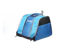 Lastdaytime Bolsa de nailon con 3 compartimentos para patines de hielo | 3 zonas separadas, se adapta a equipos de casco de patines, construcción de nailon, color negro, tamaño de 40 x 35 x 35 cm