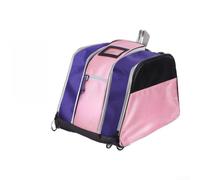Lastdaytime Bolsa de nailon con 3 compartimentos para patines de hielo | 3 zonas separadas, se adapta a equipos de casco de patines, construcción de nailon, color negro, tamaño de 40 x 35 x 35 cm