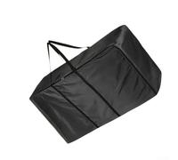 Lastdaytime Bolsa impermeable al aire libre de la bala del heno con el material resistente de Oxford, cierre de cremallera, almacenamiento negro de la alimentación del ganado