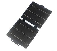 Lastdaytime Cargador solar plegable portátil de 10 W con silicio monocristalino flexible, impermeable IPX6 clasificado, salida para senderismo y viajes