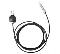 Lastdaytime Cuerda de cable de polea de acero recubierto de plástico de 5 mm para máquinas latinas, estaciones de cable y configuraciones de gimnasio en casa (7 metros)