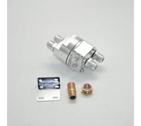 Lastdaytime Filtro de aceite macho Reubicación Sandwich Adaptador Kit 3/4x16 y 20x1.5 Rosca T-6 Aluminio para Medidor de Enfriador de Aceite de Motor (Plata)