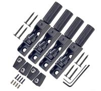 Lastdaytime Juego de puentes para bajo, 1 juego para bajos sin cabeza de 4/5/6 cuerdas, aleación de zinc, puente fijo de una sola cuerda con tornillos y herramienta para un mejor rendimiento y uso