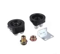Lastdaytime Kit de adaptador de sándwich de reubicación de filtro de aceite macho 3/4x16 y 20x1.5 rosca T-6 aluminio para medidor de enfriador de aceite de motor (negro)