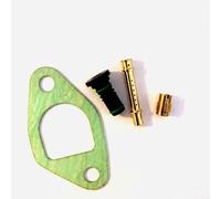 Lastdaytime Kit de juntas de carburador para Honda GX100 EU2000i EB2000i, sello de colector de admisión con inyector principal y tubo de espuma, reparación de motor