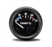 Lastdaytime Medidor digital de temperatura del agua de 52 mm, pantalla LED de 40-120 °C con sensor de rosca NPT de 1/8 pulgadas para coche y furgoneta