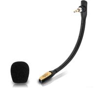 Lastdaytime Micrófono direccional con cancelación de ruido para auriculares Logitech A40 Gaming Pickup omnidireccional (negro)