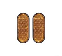 Lastdaytime Reflector de horquilla delantera impermeable para Xiaomi para scooter 5 Plus 4 Lite de segunda generación, luz ámbar ABS de alta visibilidad