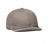 Lastdaytime Sombrero de algodón lavado para hombre con ala corta, diseño de corona suave y correa ajustable para un ajuste constante durante todo el día (HMZ383 marrón)