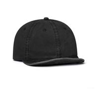 Lastdaytime Sombrero de algodón lavado para hombre con ala corta, diseño de corona suave y correa ajustable para un ajuste constante durante todo el día (HMZ383 negro)