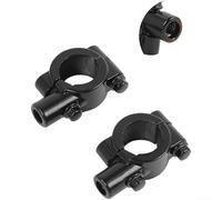 Lastdaytime Soporte de aluminio para asegurar espejos retrovisores en scooters y bicicletas E compatible con manillares de 8 mm o 10 mm de diámetro (10 mm)