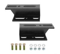 Lastdaytime Soporte de montaje de barra antivuelco frontal inferior de metal, reemplazo negro C10/K10-1019 para Chevrolet 1967-1987, fácil instalación