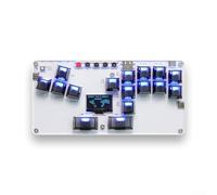 Lastdaytime Teclado para juegos con controlador sin joystick para PC, Switch y más, compatible con Windows 10 y Steam Deck para experiencia de juego (negro)