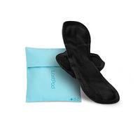 LastPad - Compresas higiénicas reutilizables Compresas menstruales lavables, impermeables y absorbentes para periodos medios, compresas higiénicas con alas bolsa de almacenamiento adicional lavable.