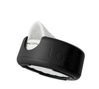 LastRound Almohadillas desmaquillantes reutilizables - 7 almohadillas de algodón lavables para el rostro - suaves para la limpieza facial -Negra