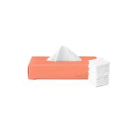 LastTissue® Caja de pañuelos de algodón reutilizables | Pañuelos faciales y de bolsillo para hombres y mujeres - Pañuelos faciales lavables con caja de almacenamiento -Duranzo