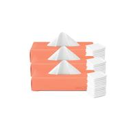 LastTissue® Caja reutilizable con 3 pañuelos de algodón | Pañuelos faciales y de bolsillo para hombres y mujeres - Pañuelos faciales lavables con caja de almacenamiento - Duranzo