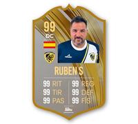 LASTUF Carta de Futbol Personalizada | Regalo Personalizado para futbolistas | Tarjeta FIFA | FUT Card Card | Regalo de Futbol para Todas Las Edades (Dorado, 40x60 cm)