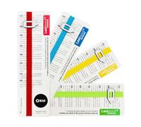 Lastword bookmark, marcapaginas originales, marcadores elastico de libros con deslizador de metal, no pierdas el signo - regalos originales para hombre y mujer - MADE IN ITALY (COMBO PACK)