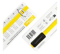 Lastword bookmark, marcapaginas originales, marcadores elastico de libros con deslizador de metal, no pierdas el signo - regalos originales para hombre y mujer - MADE IN ITALY (Amarillo)