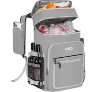 LASUK 40 latas de mochila térmica térmica de 30 l, tamaño grande | Bolsa isotérmica impermeable a prueba de fugas, bolsa de pícnic para camping, picnic, barbacoa y mer