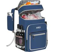 LASUK 40 latas de mochila térmica térmica de 30 l, tamaño grande | Bolsa isotérmica impermeable a prueba de fugas, bolsa de pícnic para camping, picnic, barbacoa y mer