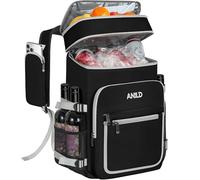 LASUK 40 latas de mochila térmica térmica de 30 l, tamaño grande | Bolsa isotérmica impermeable a prueba de fugas, bolsa de pícnic para camping, picnic, barbacoa y mer