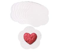 lasuroa 10uds Hojas Textura Espuma Mágica, 6x6cm Papel Arte 3D Hinchado Lienzo Esponja con Forma Flor Hojas en Blanco Pintura con Textura Espuma para DIY Hogar Decoración Escritorio Regalos Creativos
