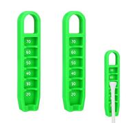 lasuroa 2 Herramientas Ajustables para Ajustar la Altura del tee Golf, Fáciles de Usar Ajustador de Altura tee Herramientas Esenciales para un Swing Consistente (Verde)
