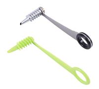lasuroa 2pzs Cuchillo Cortador en Espiral, Cortador en Espiral de Acero Inoxidable y Plástico para Verduras Portátil Manual Herramienta Corte para Pepino Patata Zanahoria Fruta Aparatos de Cocina
