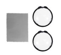 lasuroa 2pzs Protector Lente para Insta360 X5, Antiarañazos & Antirreflejo Cubierta Protectora Lente Material PC Cierre Giratorio Cubierta para Insta360 X5 Accesorios Antigolpes Prueba Polvo