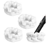 lasuroa 3uds Gorros Triangulares Pequeños Compatibles con Dupray Neat Accesorios Limpiador a Vapor, Reutilizables Lavables Almohadillas Mopa a Vapor Doble Capa Paños Microfibra (Blanco)