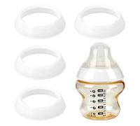lasuroa 4uds Anillos de Repuesto Tetinas para Tommee Tippee, Sin BPA a Prueba de Fugas con Rosca para Biberones Repuestos