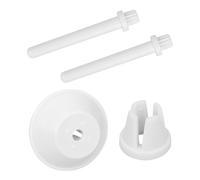lasuroa 4uds Juego de Tapas de Pasador Carrete para Máquinas Coser Singer, Tapas Repuesto Plástico y Pasador Carrete Auxiliar Compatibles con Singer 2263 3116 3323 4423 4452 8280 (Blanco)