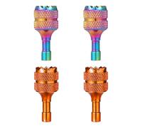lasuroa 4uds Stick Control de Droner, Mini Drone Accesorios para Drones Joystick de Drone Compatible con Accesorios de Controlador Inteligente dji Mini 3 Pro dji RC(Deslumbrante Color Naranja)