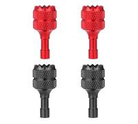 lasuroa 4uds Stick Control de Droner, Mini Drone Accesorios para Drones Joystick de Drone Compatible con Accesorios de Controlador Inteligente dji Mini 3 Pro dji RC(Rojo Negro)