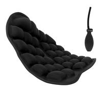 lasuroa Cojín Inflable para Asiento de Avión, Cómodo Portátil con Celdas Aire 3D y Bomba Manual para Asiento Coche Silla Oficina y Colchoneta de Camping