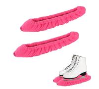 lasuroa Cubre Cuchillas Patines Hielo, Protectores Patines Hielo Protectores para Cuchillas de Patines para Patines de Hockey Patines Artísticos Patines de Hielo(Rosa Oscuro, Pequeño)