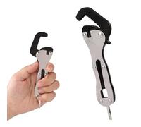 lasuroa Llave Autoajustable Micro, Llave Inglesa Multifunción Mini Llave Autoajustable con Cabeza de Destornillador Herramienta de Llave 2 en 1 para Espacios Reducidos