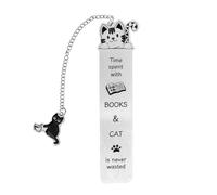 lasuroa Marcador de Livros Gatos Mujer, Bonito Estético Divertido Regalo para Amantes Lectura Accesorios Lectura para Amantes de Los Libros y Los Gatos Mujeres Hombres Adolescentes Niños y Niñas