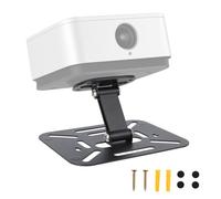 lasuroa Soporte Plegable para Proyector, Mini Proyector Ajustable para Escritorio Techo o Pared Compatible con QKK, DR.J, DBPOWER, Anker, AAXA, Jinhoo, PVO, TMY (Negro)