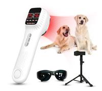 LASWHGDPET Terapia de luz roja para perros, 3 dispositivos de terapia de frío de 808 nm y 16 x 650 nm para humanos/veterinarios, dispositivo de tratamiento de perros para mascotas para aliviar el