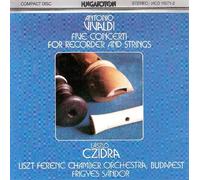 Laszlo Czidra, Janos Rolla, Kalman Kostyal, Maria Frank, Zsuzsa Pertis - Antonio Vivaldi 5 Concerti for Recorder and Strings