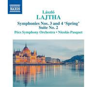 Laszlo Lajtha László Lajtha: Symphonies Nos. 3 and 4 'Spr (CD) (Importación USA)