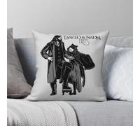 Laszlo & Nadja What We Do In The Shadows - Funda de almohada de poliéster y lino y terciopelo, estampada, con cremallera, para sofá, funda de cojín