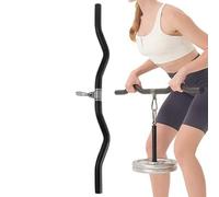 Lat Bar Cable Machine Attachment - Solid Steel Workout Grip for Upper Body Sculpting | Pulldown Handle for Home Gym, Core Training, Muscle Building, Female Fitness, Shoulder, Lats & Arm Isolation