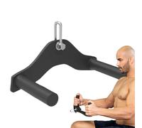 Lat Pull Down Bar, Cable Machine Attachment, 9.65x5.31x3.94in Heavy Duty Exercise Handle, Ergonomic Grip Design, Strength Training Tool for Home Workouts, Rowing Stations, Gym Use