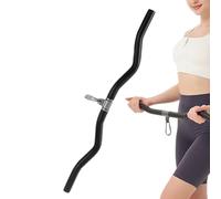 LAT Pull Down Bar, LAT Bar Cable Machine Attachment, Steel Tube, Eva Ergonomic Strength Training Handle for Bodybuilding, Core Muscles, Home Fitness, Women, Deltoids, 80 x 2.5 cm