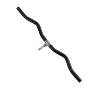 LAT Pulldown Bar, Pull Bar Cable Attachment, Ergonomic Workout Handle, Core Muscle Strength Trainer, Non-Slip Grip Finish for Home Gym, Fitness, Bodybuilding, Women, Deltoid Exercise, Black